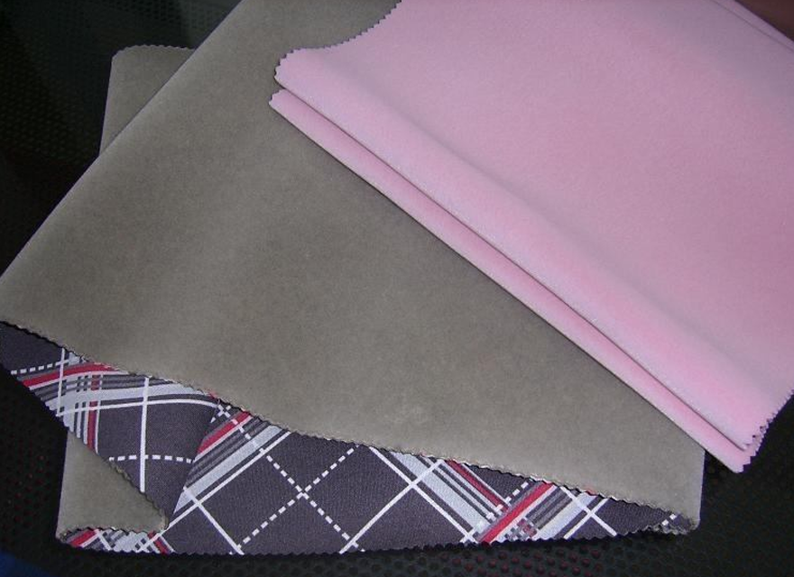 绒布复合绒布复合海绵服装面料 绒布复合绒布复合海绵服装面料